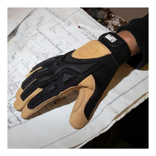 Montaje guantes de trabajo guantes de cabra blanco top calidad talla 10 nuevo embalaje original 