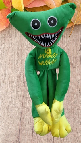 Imagen 4 de 4 de Peluche Huggy Wuggy Verde - Poppy Playtime