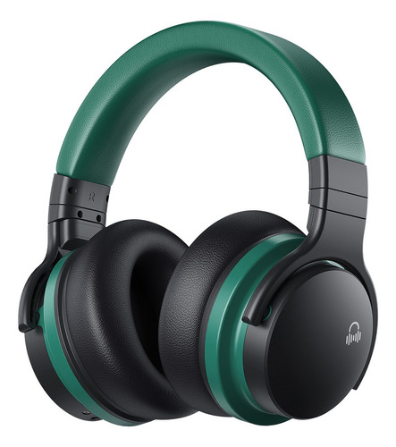 Cowin E7C Verde Auriculares Inalámbricos Bluetooth ANC, Cómoda Experiencia Inalámbrica, Peso Ligero, Bluetooth 5.0, Micrófono Para Llamadas, 30 Horas De Tiempo De Juego En Viajes/Trabajo