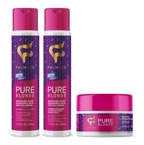 Combo 6 Kit Capilar Tratamento Fashion Cosméticos Escolha