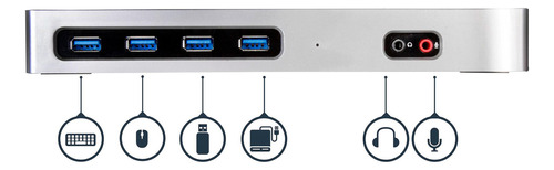 Docking Station Startech 4k 2 Monitores Usb-c Displaylink