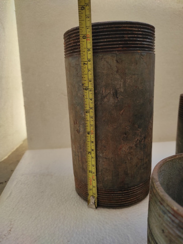 Niples Astm A-53 De Hierro Galvanizado 3 Pulgadas (Usado)