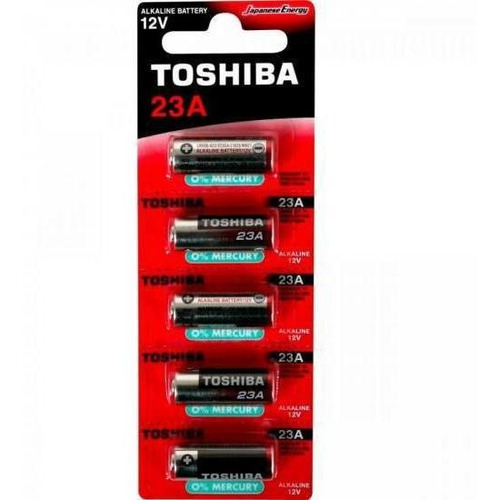 Pilha Alcalina 12v 23a Toshiba - Com 5 Un
