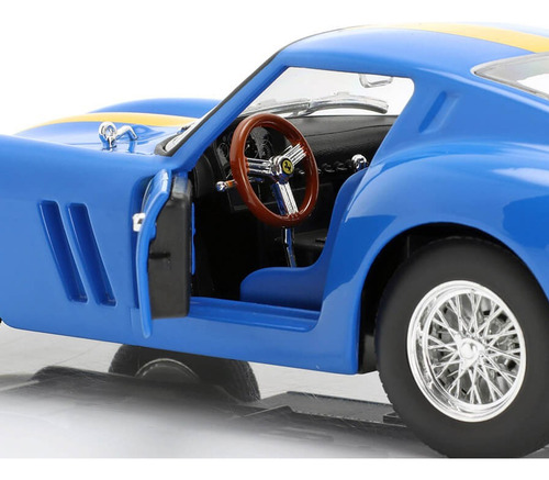 Ferrari 250 Gto Bburago 1:24 Azul Bur-26305-az