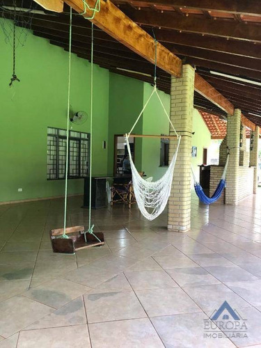 Chácara Com 3 Dormitórios À Venda, 5300 M² Por R$ 620.000,00 - Chácara Jabur - Sertaneja/pr - Ch0129