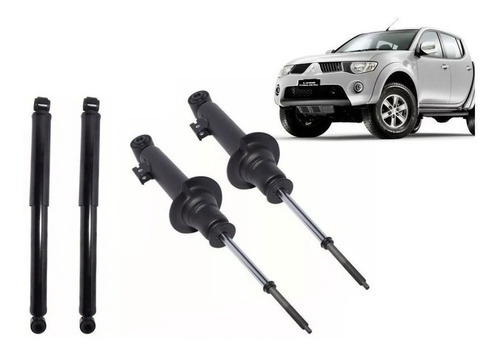 Kit Amortiguadores Mitsubishi L200 2007 A 2014 4 Piezas