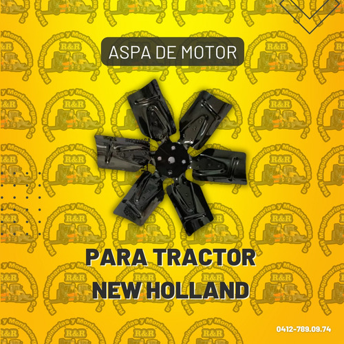 Aspa De Motor Para Tractor New Holland
