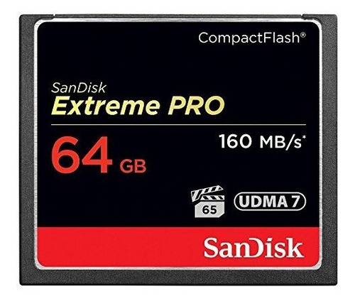 Tarjeta De Memoria Flash Compacta Sandisk Extreme Pro De 64 