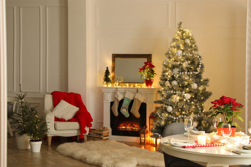 Feliz Arbol De Navidad Bulldog Frances Piebald Navidad Calce