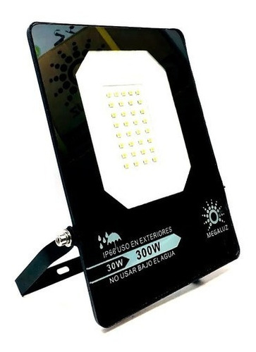 Reflector Led 30w Ultra Delgado Y Potente Paquete 5 Pz