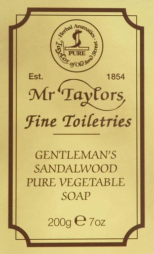 Jabón De Baño De Sándalo, 200 G, De Taylor Of Old Bond Stree