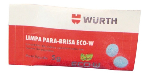 Limpa Para Brisa Em Pastilhas Eco 5g Wurth