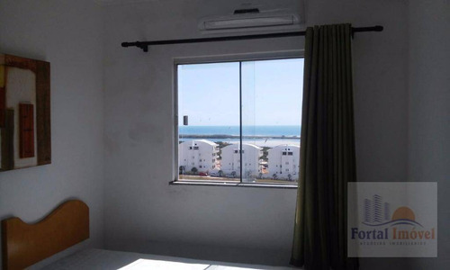 Imagem 10 de 15 de Apto 60m², 2 Quartos (1suíte), Linda Vista Mar No Porto Das Dunas - Ap0055