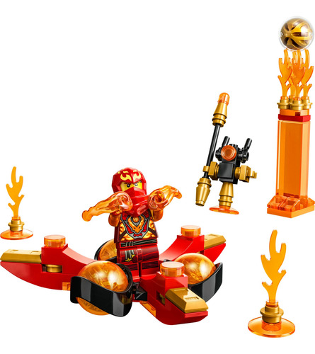 Juguete Lego Ninjago Kais Dragon Power Spinjitzu Flip 71777