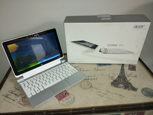 Netbook Tablet Acer Iconia W5 - Caixa Com Manual Tela Escura (Usado)