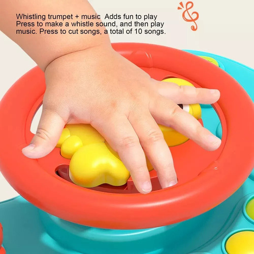 Wa Juguete Musical: Volante, Juguete Interactivo Simulado