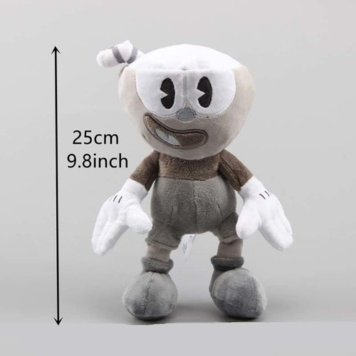 4 Unids/set 25cm Cuphead Figura De Peluche Juguetes De Muñec