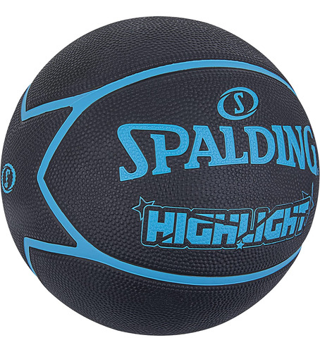 Spalding Basketball Ball Ball, Negro Y Azul