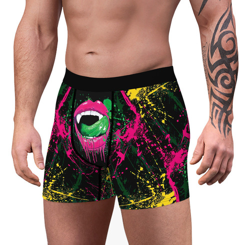 Calzoncillos De Moda Navideña, Cómodos Bóxers, Estampado Dig