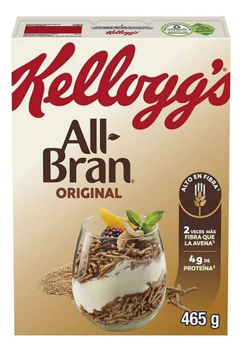 Cereal All Bran Original Kellogg's 465 Gr 2 Pzas