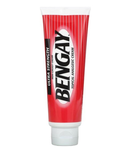 Crema AnaLGésica Bengay Sin Grasa Para Alivio De Dolor 113g.