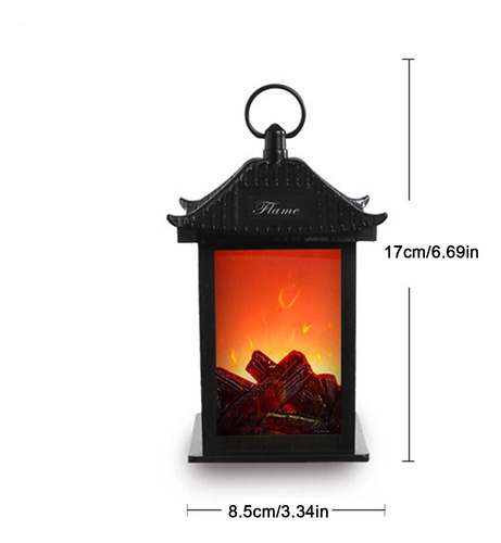 Chimenea Linternas Decorativas Lámpara De Fuego Led Sin Llam