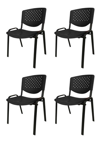 Silla Económica Plástica Apilable Campbell X4