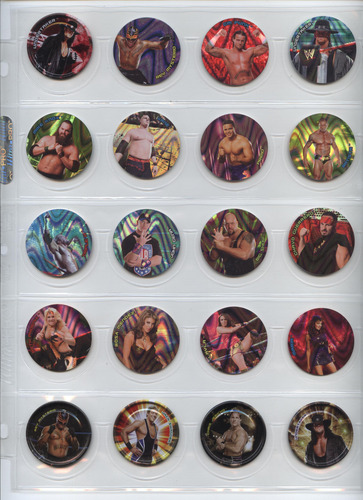 Tazos Wwe Colección 175 Y 135 Slam Attax Año 2008 Sabritas (Usado)