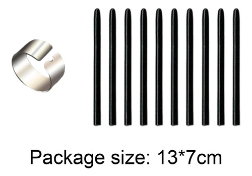 10 Peças Caneta Recargas Gráficos Tablet Nibs De Borracha