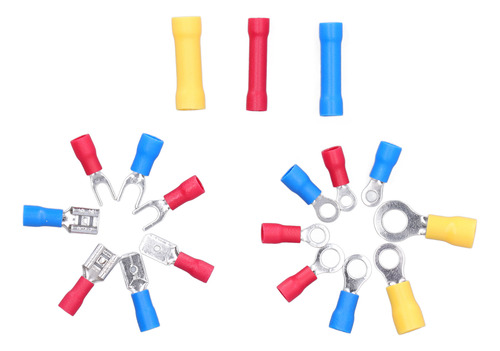 Conectores Rápidos Spade Terminals Crimp Butt De Vários Tama