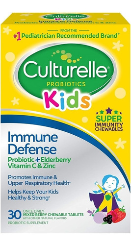 Culturelle Kids Immune Defense, Probiotic + Elderberry