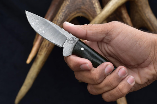 Knives Ranch - Cuchillo Hecho A Mano De Acero De Damasco Con