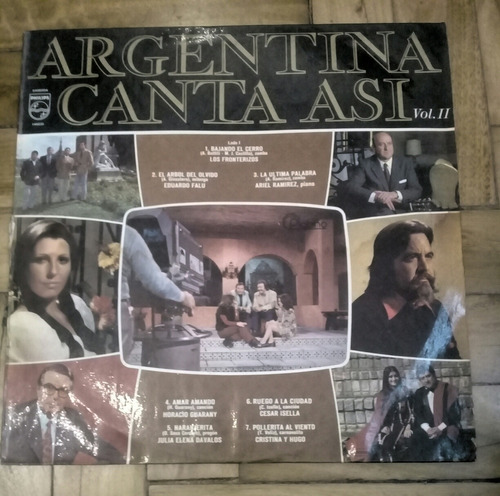 Disco Vinilo Argentina Canta Asi Vol 2 Falu Ramirez Guarani