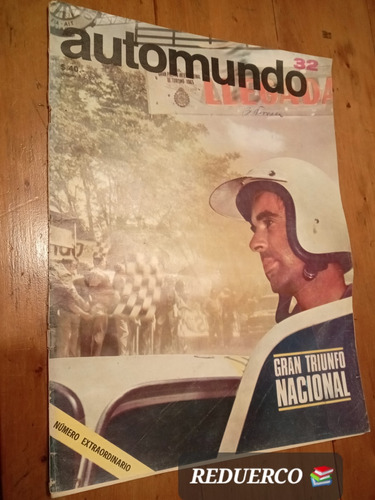 Automundo 32 N° Extraordinario 3/11/1965 La Falda Arrecifes 