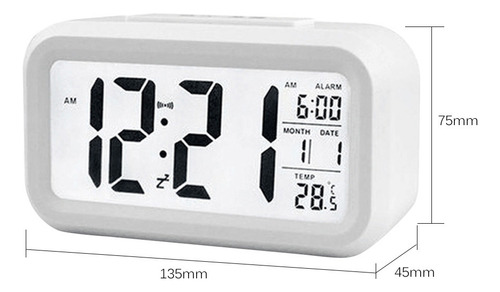 D Despertador Digital Inteligente Com Data.temperatura