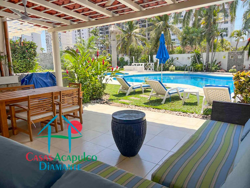 Cad Villas Playa Diamante 155. Terraza Con Salida Al Jardín