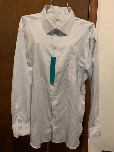 Camisa Formal Para Vestir Perry Ellis Original Talla 17 1/2