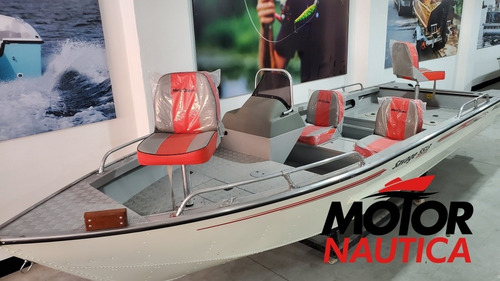 Imagen 6 de 15 de Lancha Metalglass Savage Aluminio Ideal Pesca
