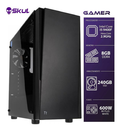 Computador Gamer 5000 - I5 9400f 2.9ghz 9ª Ger. Mem. 8gb Dd