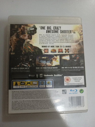 Rage Anarchy Edition Ps3 (Usado)
