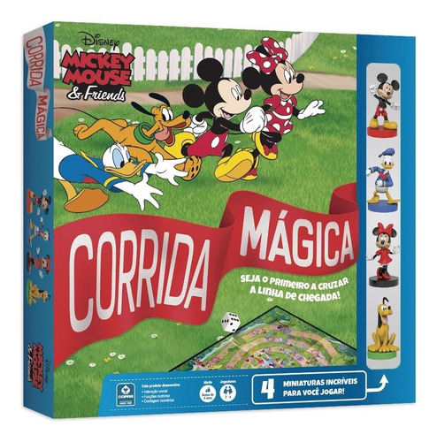 Jogo Tabuleiro Corrida Mágica Disney Mickey & Friends Copag