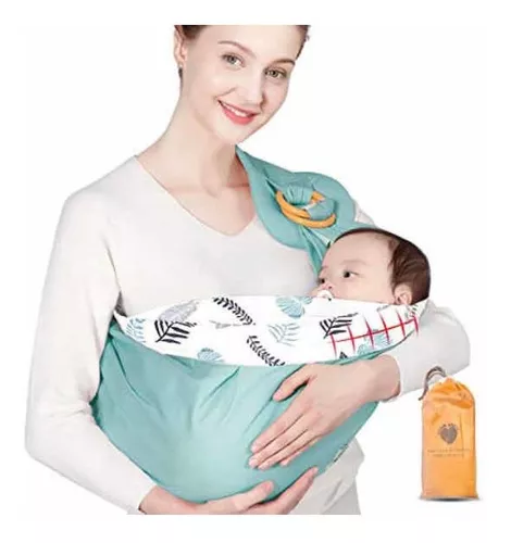OLEQE Mochila Portabebés, portabebés ergonómico para bebés de 0 a 36 meses(Hasta  30 kg), portabebés portátil cómodo y transpirable con cinturón extraíble y  múltiples compartimentos cerrados (azul oscuro) : : Bebé