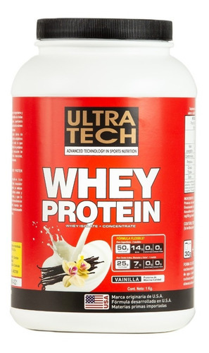 Whey Protein Ultratech Isolate + Concentrate 2 Lb (907g) Sabor Vainilla