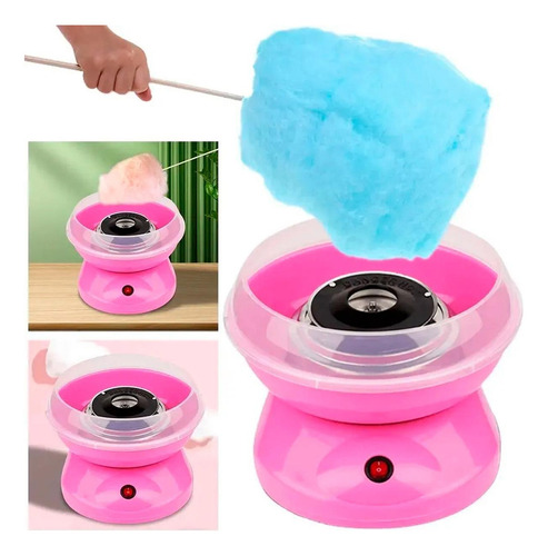 Máquina De Algodão Doce Bellator Cor Rosa Chiclete
