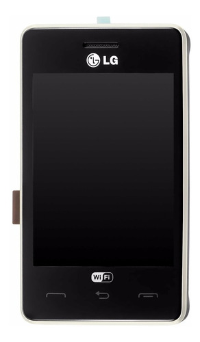Tela Display Lcd + Lente LG T385 Preto Original