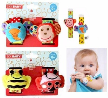 Sonajero Muñequera Animalitos - Bebés Y Niños