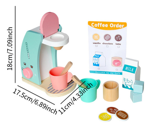Accesorios De Cocina De Juego De Madera, Juego De Máquina