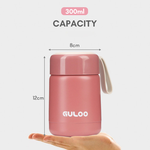 Tarro De Comida De Acero Inoxidable De 300 Ml Con Aislamient