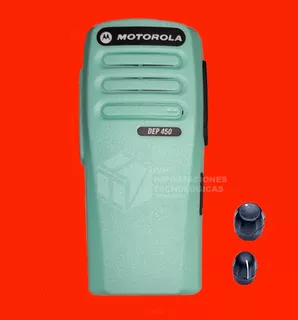 Carcasa Para Radio Motorola Dep450 - Verde Claro - Nuevo