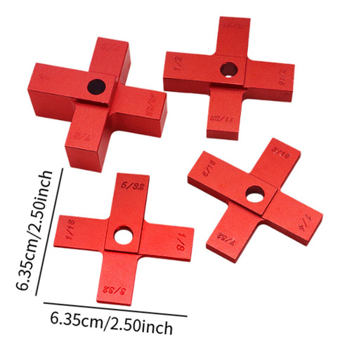 Juego De Bloques Patrón De 4 Piezas, Herramientas De